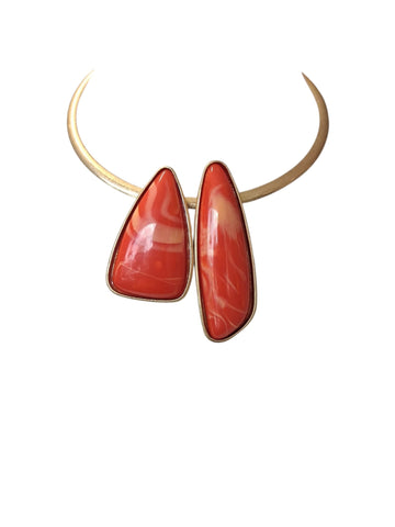Choker Piedra Naranja