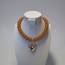 Collar Cuadrito Corazón Oro