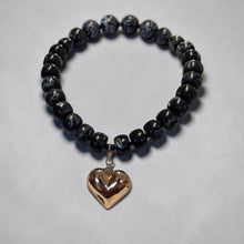 Collar Cuadrito Corazón Oro