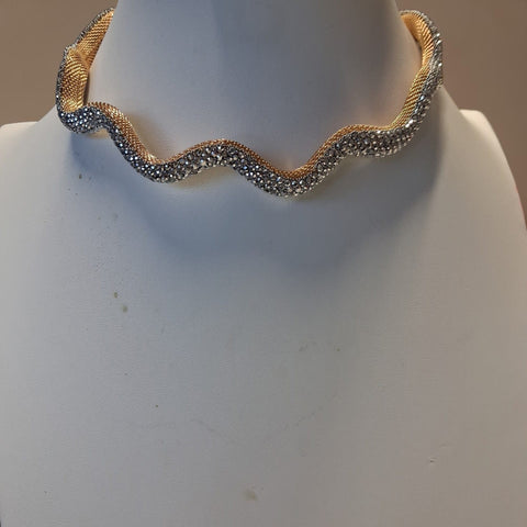 Choker diamantado
