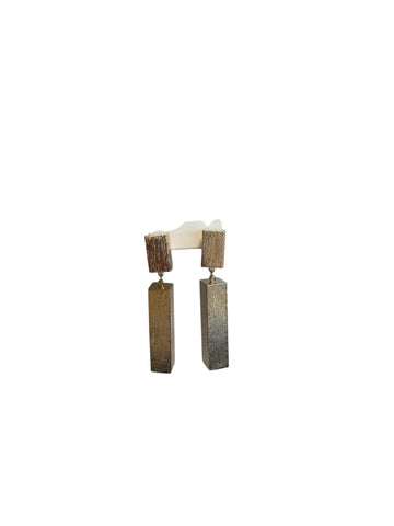 Arete barras  Color oro