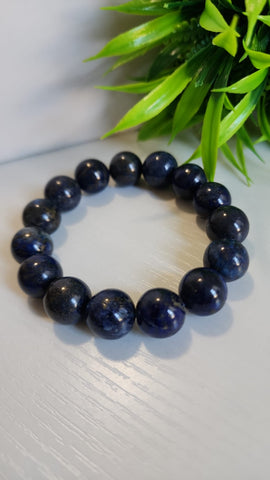 Pulsera Elástica  Cuarzo Azul  Transformación