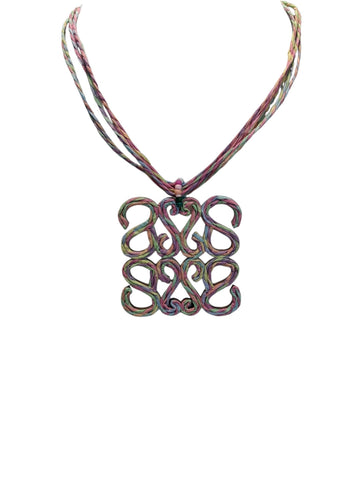 Collar Bohemio Rattan Color Colores