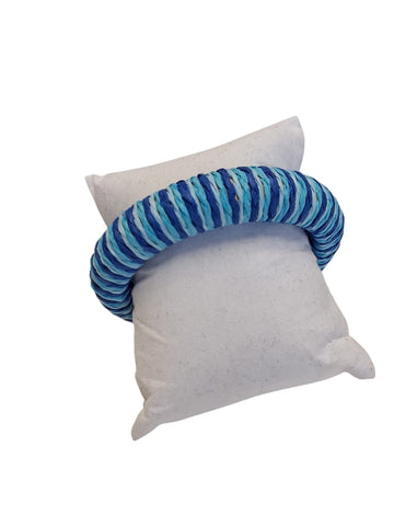 Pulsera Boho Rattan Color Azul