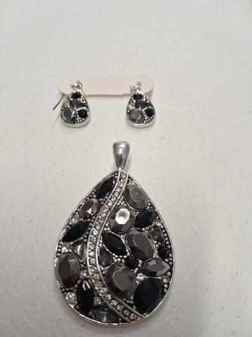 Set de gota negro