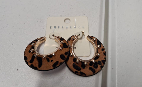 Aretes animal print