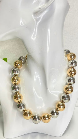 101-Collar balines dos tonos