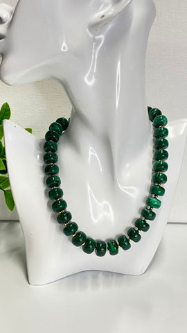 #500-Collar rueditas Verde Monte