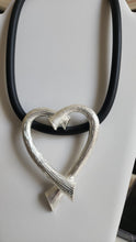 Choker Corazón Madera