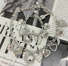 017F- Pulsera de Charms Dorado