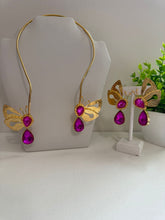 Set mariposa Fushia