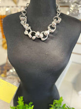 #1258-Collar Anillos Corrugados
